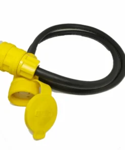 Waterproof NEMA Cable Extensions 12/3 Type SOOW 15A 125VAC Wetguard 5-15 Plug and Connector 100FT by Power Assemblies