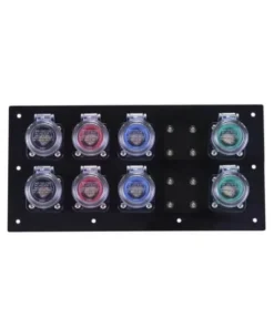 90 degree 8 position cam lock panel with clear snap cover