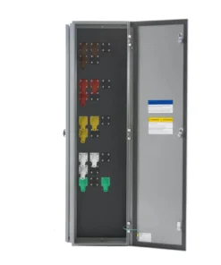 LBS Standard Series Load bank station 1200A 277/480V 3P4W (BRN/ORG/YEL/WHT/GRN) NEMA 4/12 open door  view