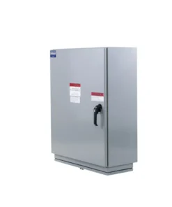 LBS Compact Series Load bank station 400A 480V 3P3W (BRN/ORG/YEL/GRN) 1 CAM/Phase NEMA 4/12 front view