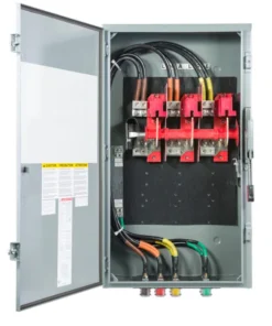 Cam Lock Disconnect Switch Single Throw open door view