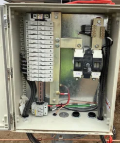 Solar Powered Combiner Box Open box